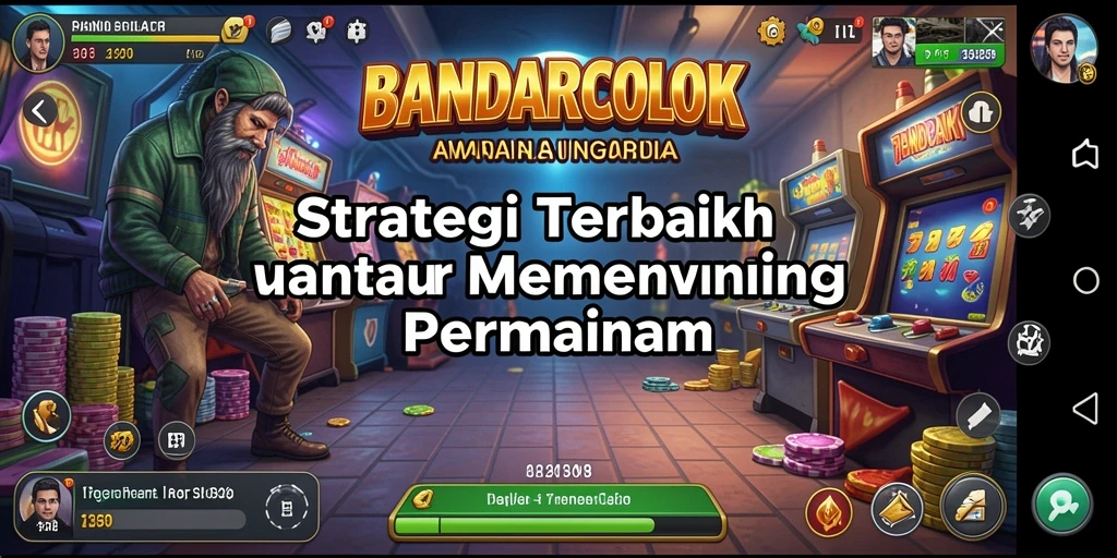 Tampilan gameplay BANDARCOLOK yang strategis dan menantang.