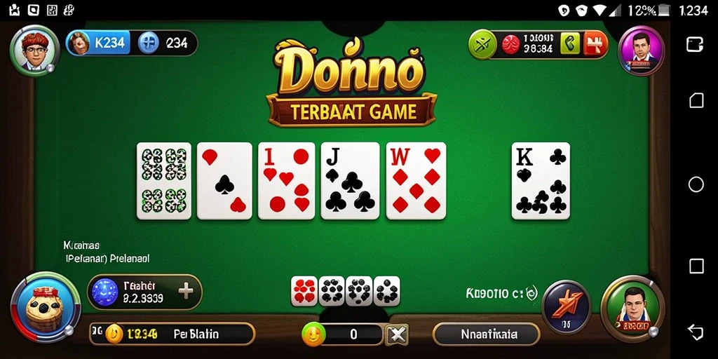 Gameplay seru K234 dalam permainan Domino yang menegangkan.