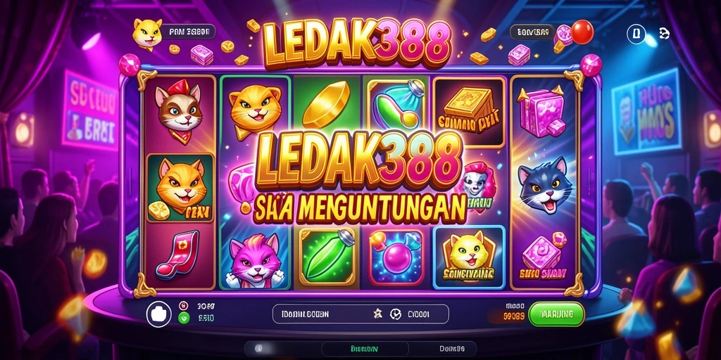 Gameplay Slot seru dengan berbagai tema menarik di LEDAK388.
