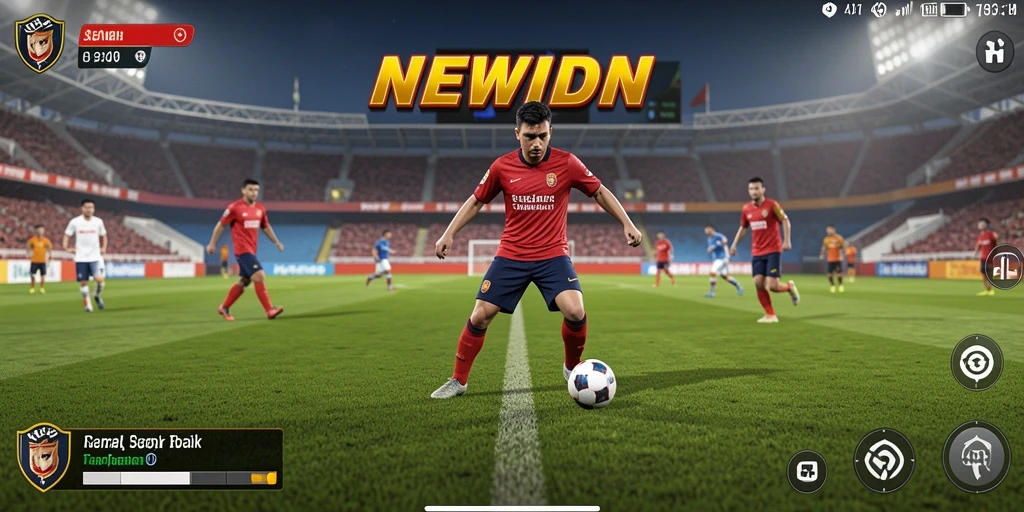 Tampilan gameplay mendebarkan dari NEWIDN yang penuh aksi.