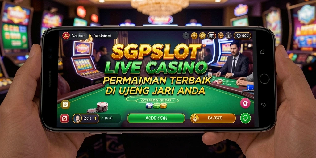 Tampilan gameplay SGPSLOT yang seru dan imersif dalam Live Casino.